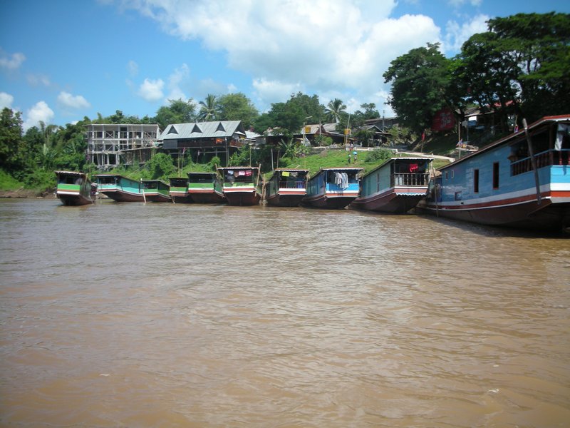 Huay Xai - The slow boat to Pek Bang