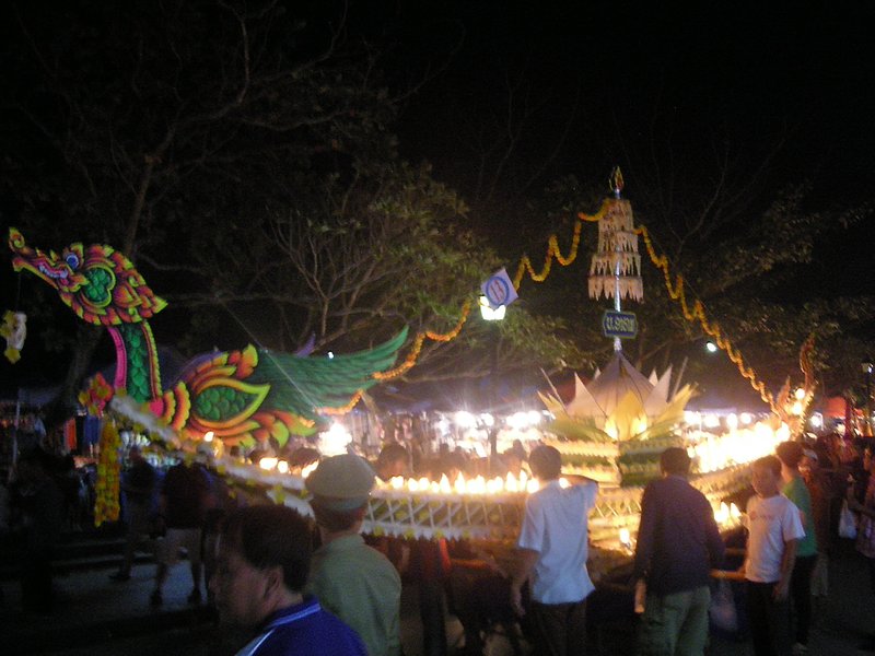 Luang Prabang - We arrived to a full on festival