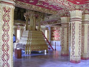 Luang Prabang - Inside the Wat