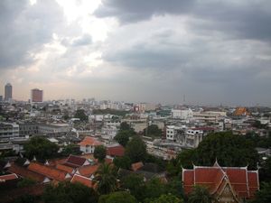 Bangkok - The view front Golden Mount