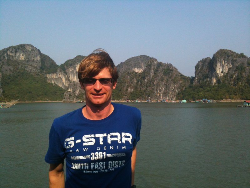 Ha Long Bay - Me on the boat