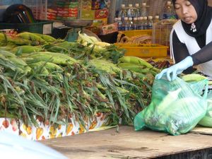 Cameron Highlands - A drive by shot of the market