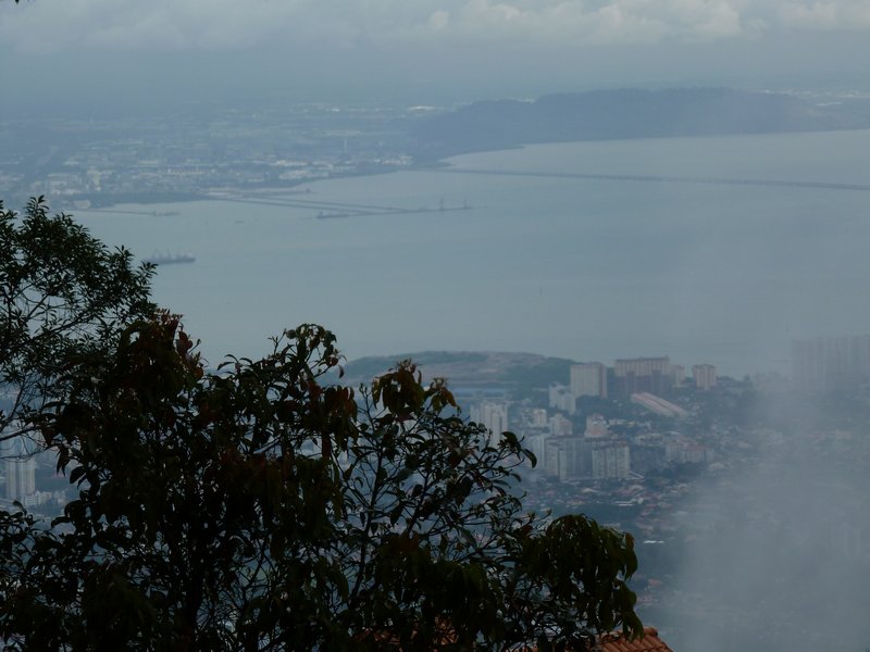 Panang - The view from the top of Penang Hill