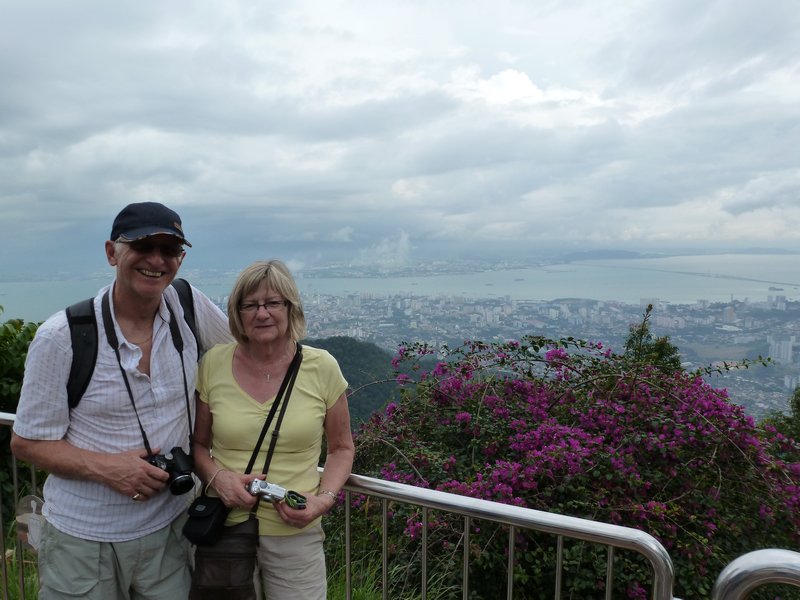 Penang - Mum and Dad enjoying the view