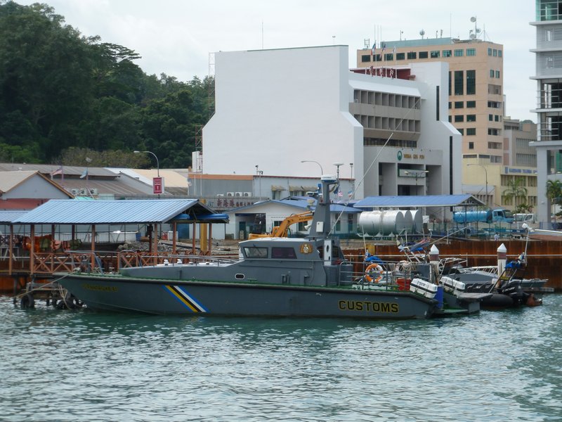 Brunei - Leaving the port at Kota Kinabalu