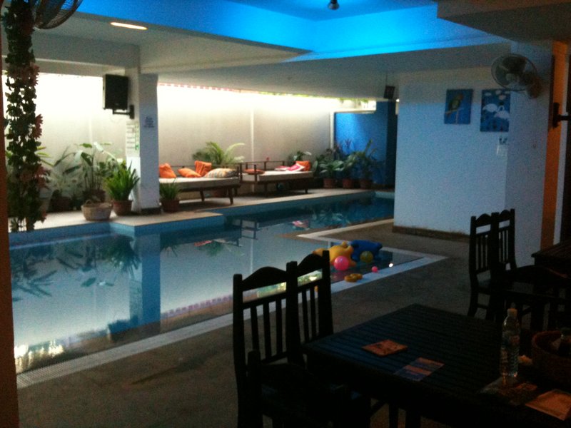 Siem Reap - The pool at the hostel