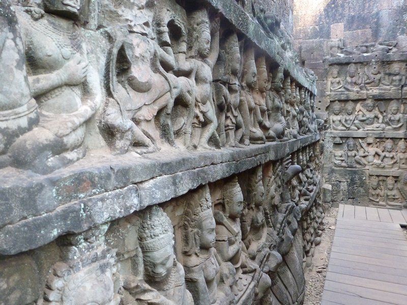 Siem Reap - A random wall section
