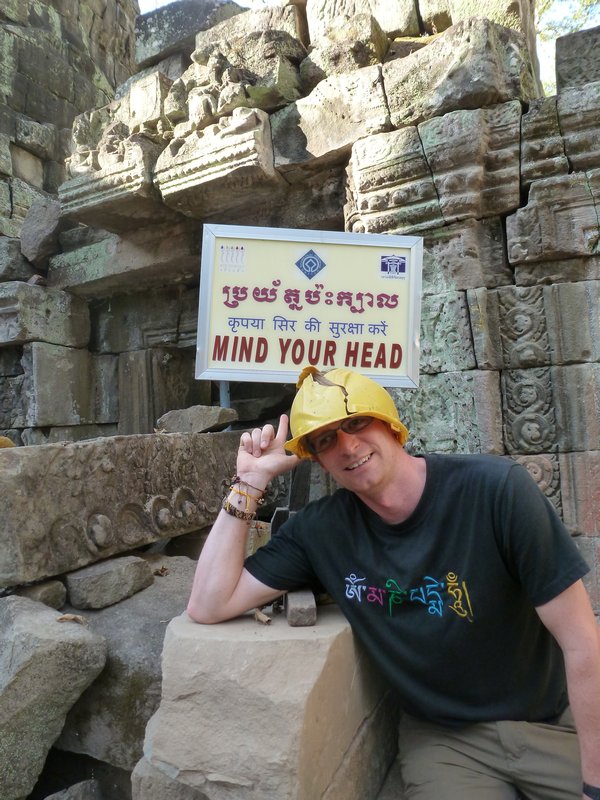 Siem Reap - Ta Prohm - Safety is no accident! 