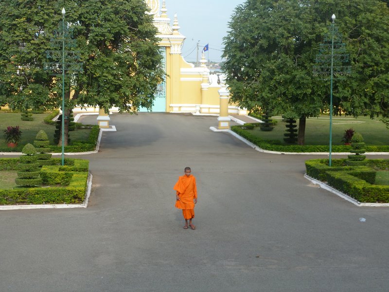 Phnom Penh - A lonely Monk