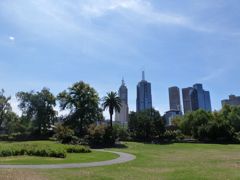 Melbourne -  View from one of the parks