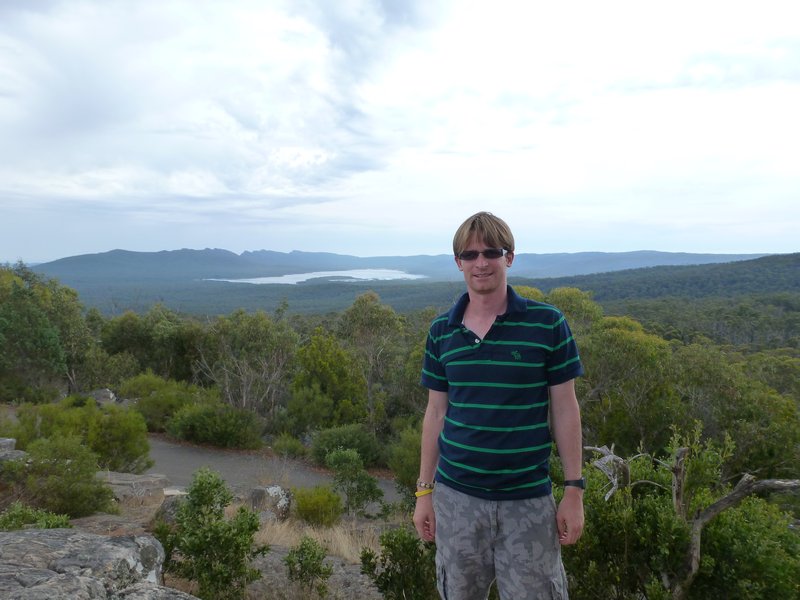 The Grampians - Me at the look out tower vantage point