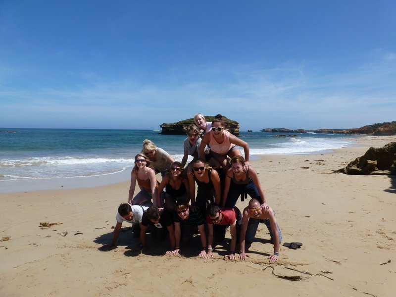 The Great Ocean Road - The Human pyramid