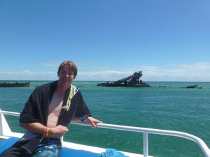 Moreton Island - Me after snorkelling