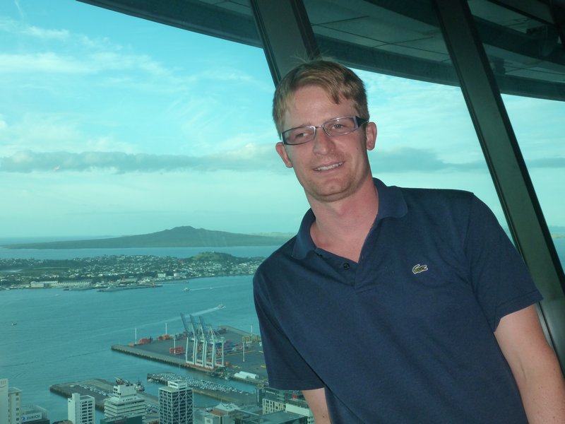 Auckland - Me at the top of the tower