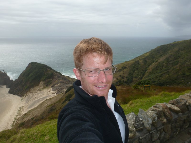 Cape Reinga - Me at the tip of the North