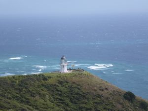 Cape Reinga - Lighthouse and the meeting of two seas