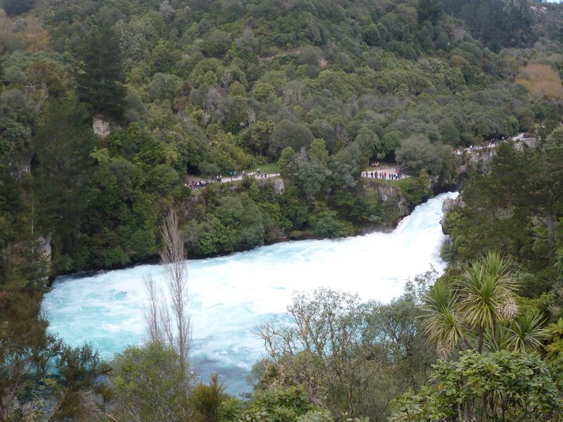 Rotorua - Huka Falls Waikato river