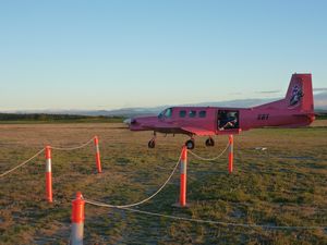 Taupo - You have to love the sublte colour of the plane