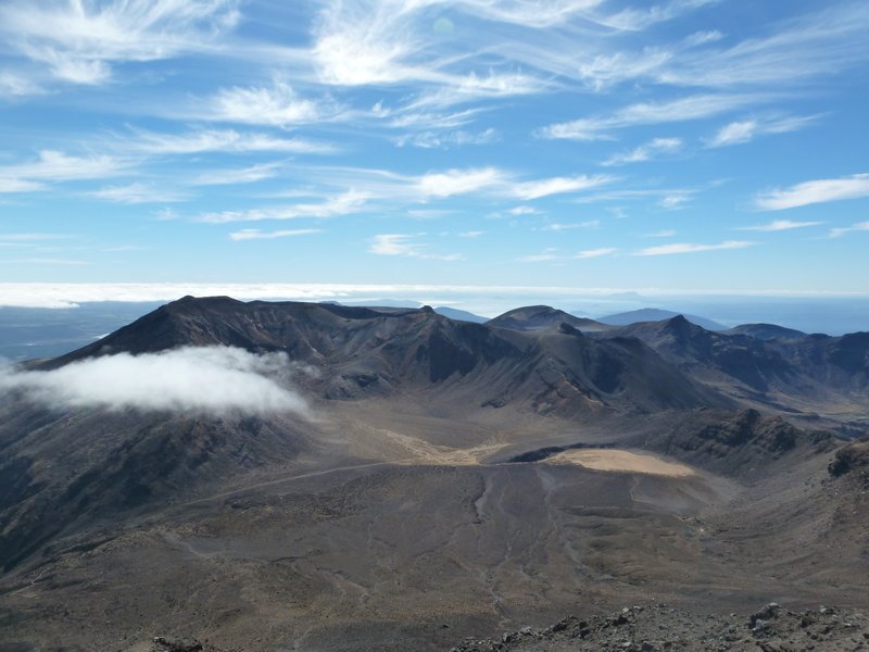 Tongariro National Park - The view mid way up