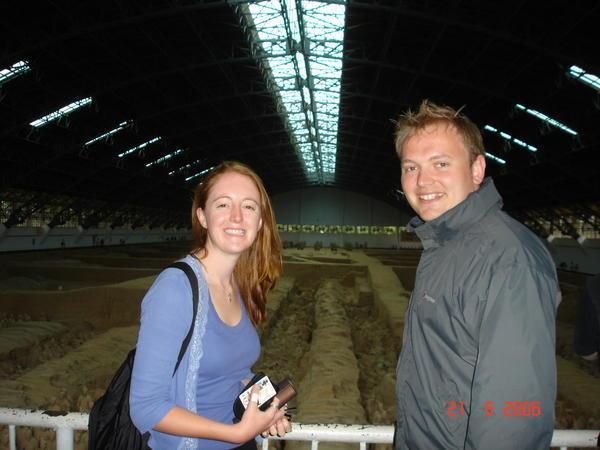 The two of us at the Terracotta Warriors Pit 1