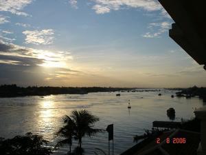 Dawn in Chau Doc, Vietnam