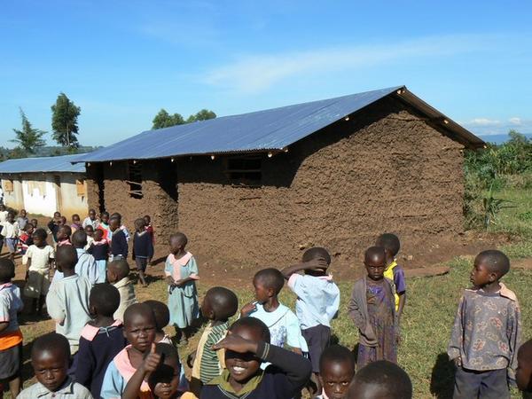 Almost complete classrooms at Neema