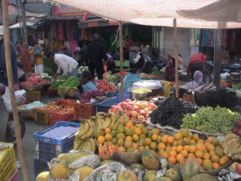 Market scene