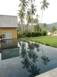 Reflections in our infinity pool