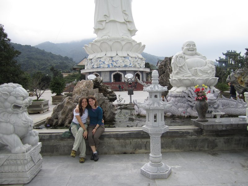 Margot and I at the pagoda