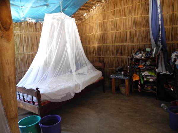 My room in the volunteer hut