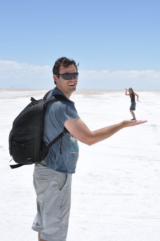 the salt flats, which extend for 12000 sq kms
