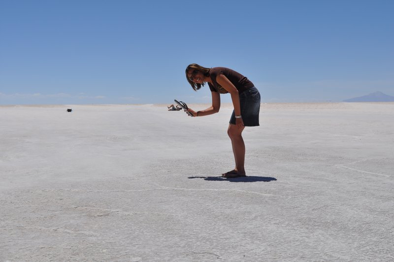 Salar de Uyuni is the world's largest salt desert