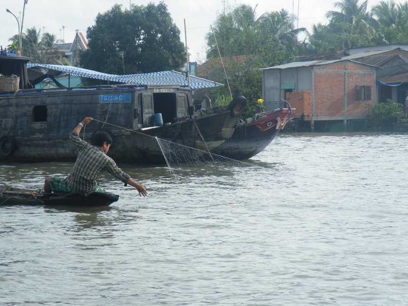 A poor excuse for a floating market