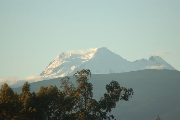 The mountains around Quito