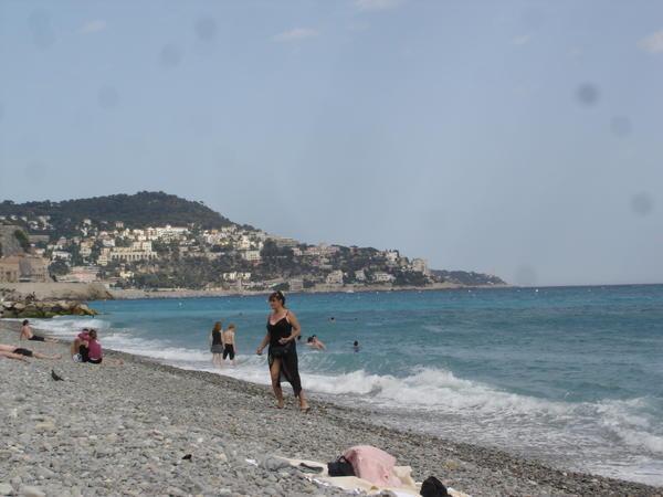 The coast of Nice