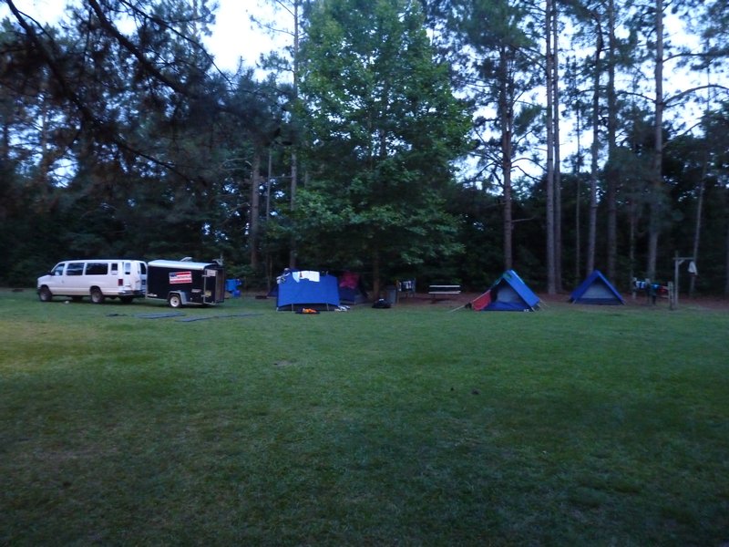 Our second campsite - Fayetteville KOA