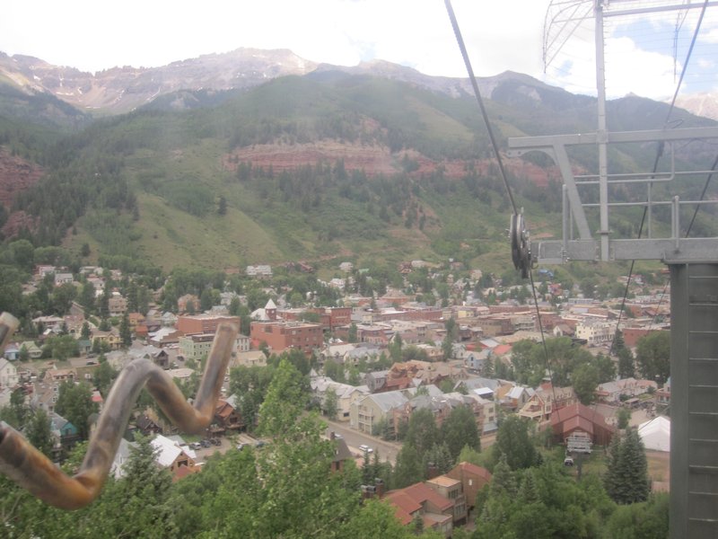 The view from above Telluride