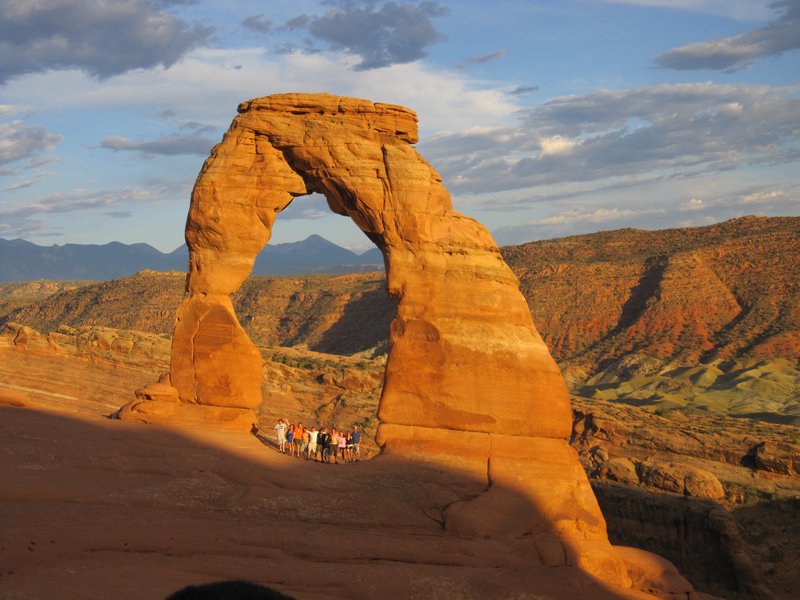 The gang at Delicate Arch