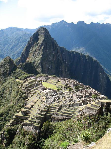 Machu Picchu with Wayna Picchu in the Background
