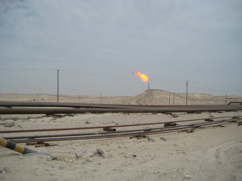 Gas Burn Off and  Pipelines