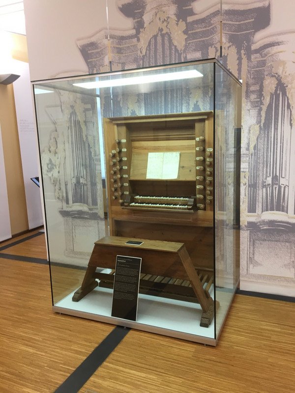 Original Organ Console New Church Arnstadt