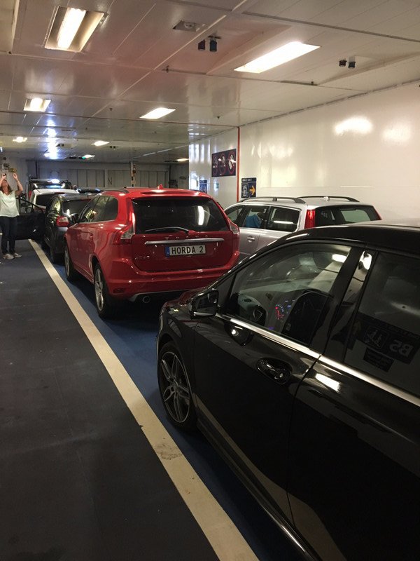 Cars on the Ferry
