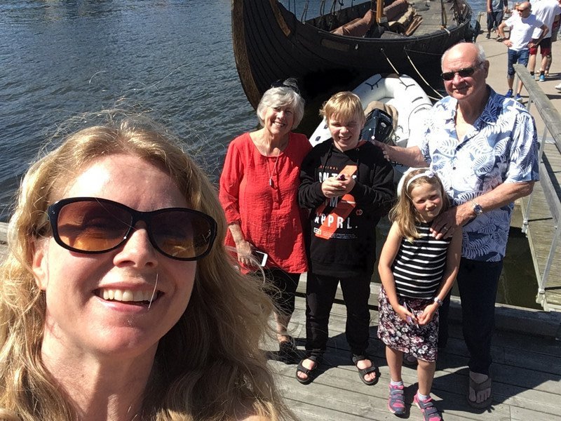 Selfi at Viking Ship