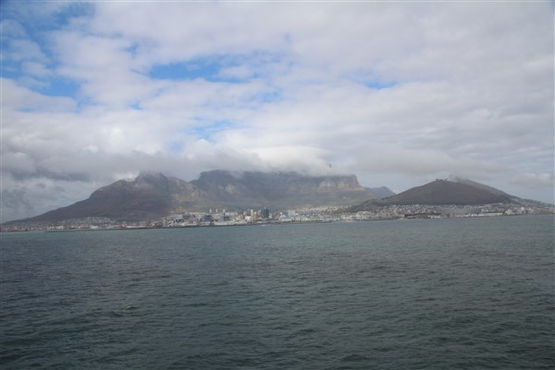 Cape Town from the sea