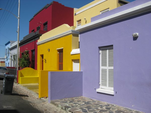 Colourful houses Cape Town