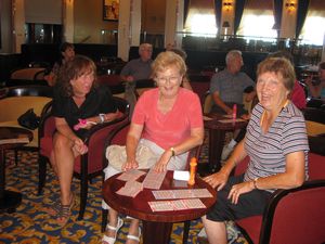 Being instructed on the rules of Bingo