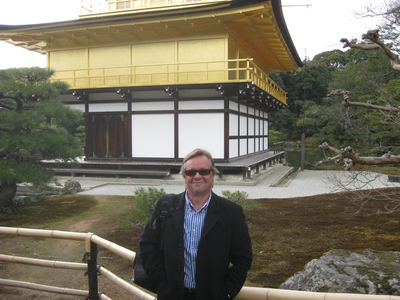 Golden Shrine and Man