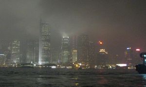 Hong Kong in the rain