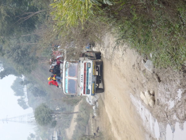 Bus up the mountain