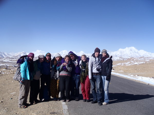 The whole group at the first high pass.